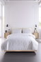 L'essentiel linge de maison Artus Juego de Colcha Doble Gris y Blanco